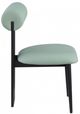 Meridian Furniture Dario Mint/Black Vegan Leather Dining Chair-2