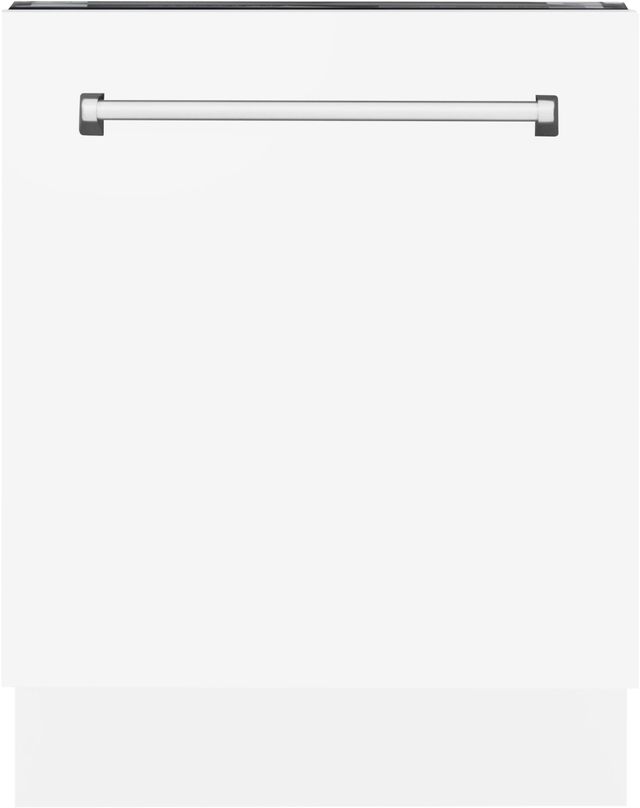 ZLINE Tallac 24" White Matte Built-In Dishwasher-0