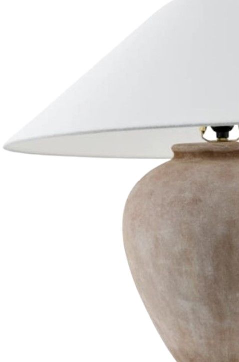 Surya Camden Ford Glazed Brown 28" Table Lamp-1