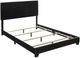 Crown Mark Erin Black Queen Upholstered Panel Bed-2