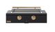 Caliber™ Rockwell Social 42" Matte Black Built-In Natural Gas Outdoor Griddle with Gold Hardware-0