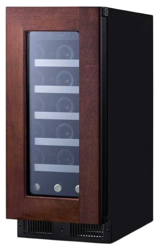 Summit® 15" 2.2 Cu. Ft. Panel Ready Built-In Wine Cooler-3