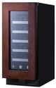 Summit® 2.2 Cu. Ft. Panel Ready Built-In Wine Cooler -3