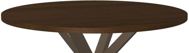 Amisco Customizable Asterisk Round Table with Metal Starburst Stand-1