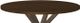 Amisco Customizable Asterisk Round Table with Metal Starburst Stand-1