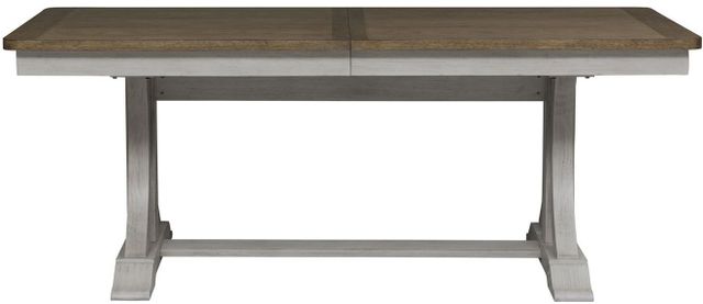 Liberty Furniture Farmhouse Reimagined 7-Piece Two-Tone Trestle Table Set-2