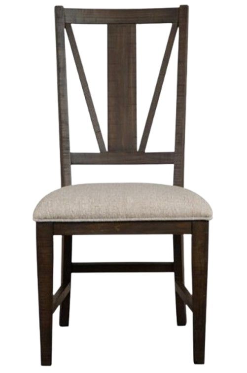 Magnussen Home® Westley Falls Baja Fog/Graphite Side Chair-3