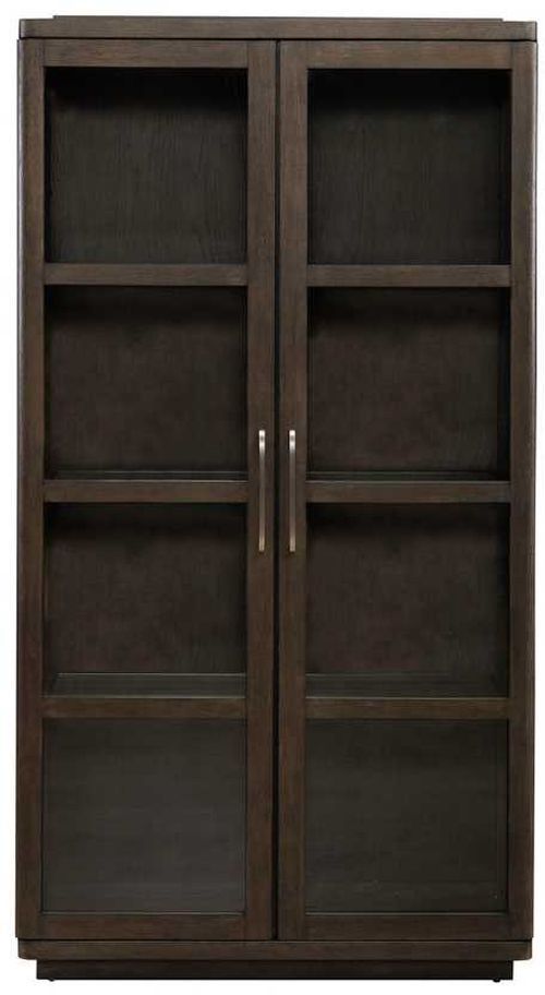 Liberty Furniture Cascade Falls Satin Espresso Display Cabinet-2