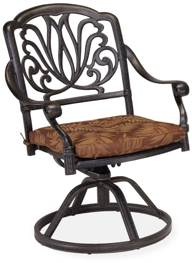 homestyles® Capri Gray Swivel Rocking Chair-0