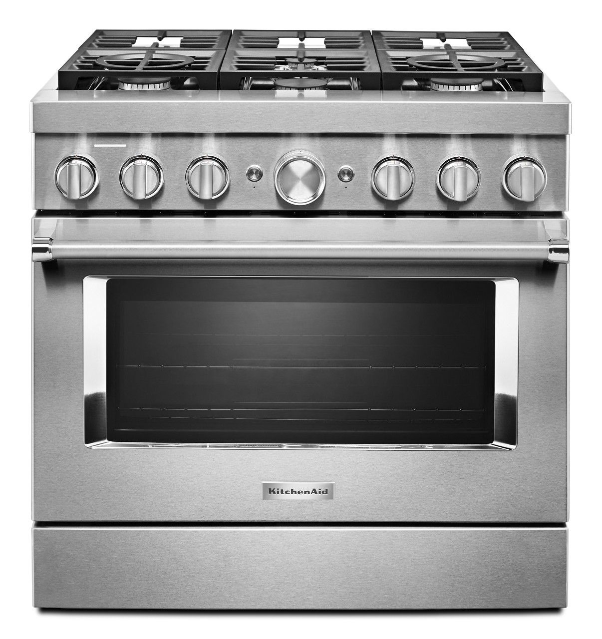 KitchenAid® 36" Stainless Steel Pro Style Dual Fuel Range