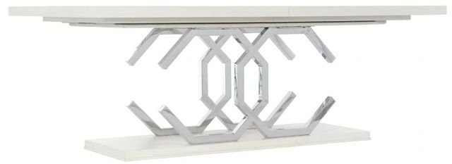 Bernhardt Silhouette Eggshell Rectangular Dining Table-0