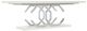 Bernhardt Silhouette Eggshell Rectangular Dining Table-0