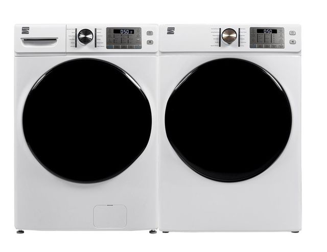 Kenmore White Front Load Washer & Electric Dryer Laundry Pair-0