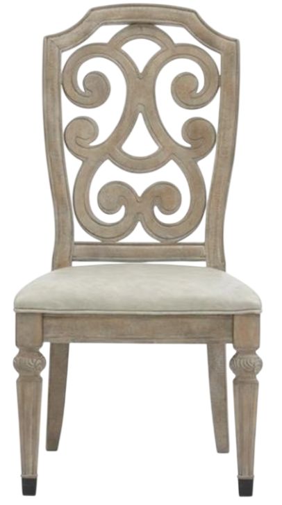Magnussen Home® Marisol Fawn Dining Side Chair with Upholstered Seat-2