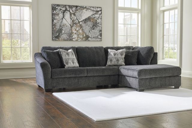 Signature Design by Ashley® Biddeford 2-Piece Shadow Right-Arm Facing Sleeper Sectional and Chaise-2