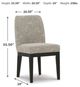 Signature Design by Ashley® Burkhaus Beige/Dark Brown Dining Chair-4