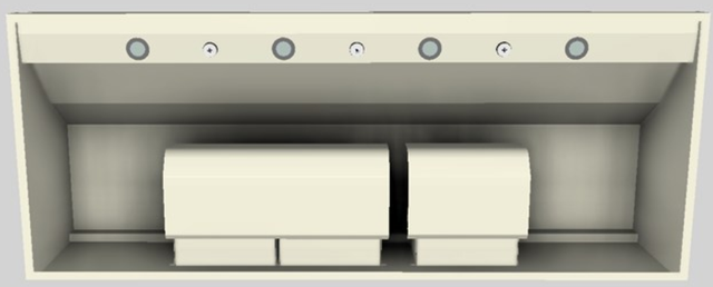 Vent-A-Hood® 60" Biscuit Wall Mounted Range Hood-3