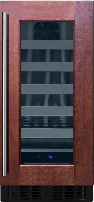 Summit® 15” 1.8 Cu. Ft. Panel Ready Built-In Wine Cellar-2