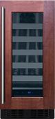 Summit® 15” 1.8 Cu. Ft. Panel Ready Built-In Wine Cellar-2