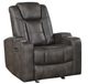 Mazin Furniture McBride Brown/Grey Power Recliner Chair-0