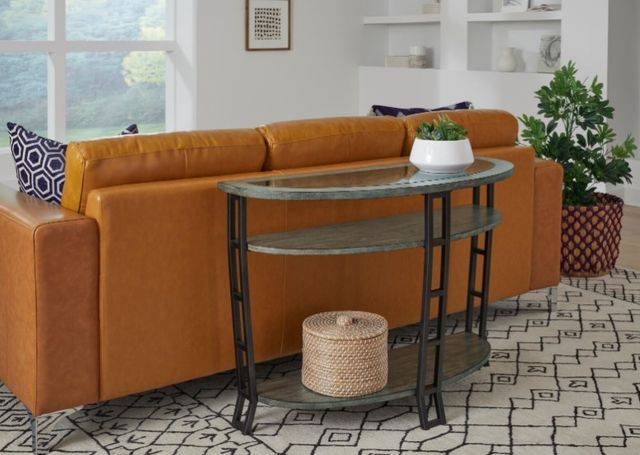 Null Furniture St. Augustine Bronze/Weathered Pine Media Console-1
