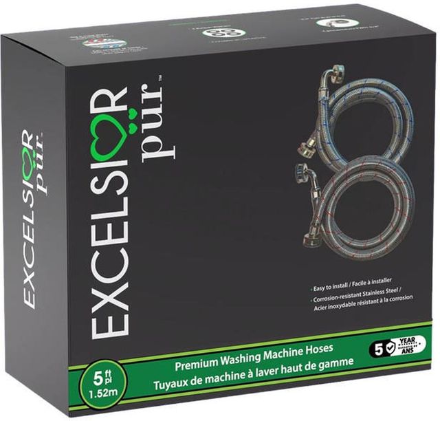 Exelsior® Stainless Steel Washer Hose Kit-1