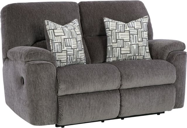 HomeStretch Payday Pewter Manual Reclining Loveseat-0