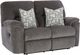 HomeStretch Payday Pewter Manual Reclining Loveseat-0