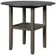 American Wholesale Furniture Gia 3-Piece Gray Counter Height Table Set-4
