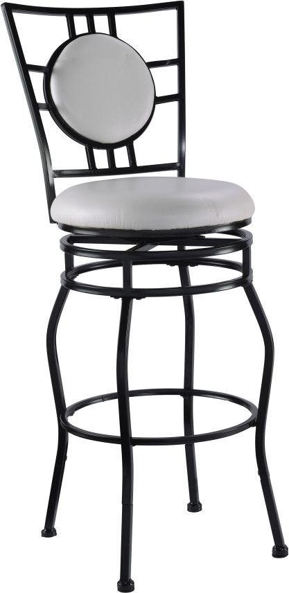 Linon Townsend Cream Adjustable Bar Stool-1