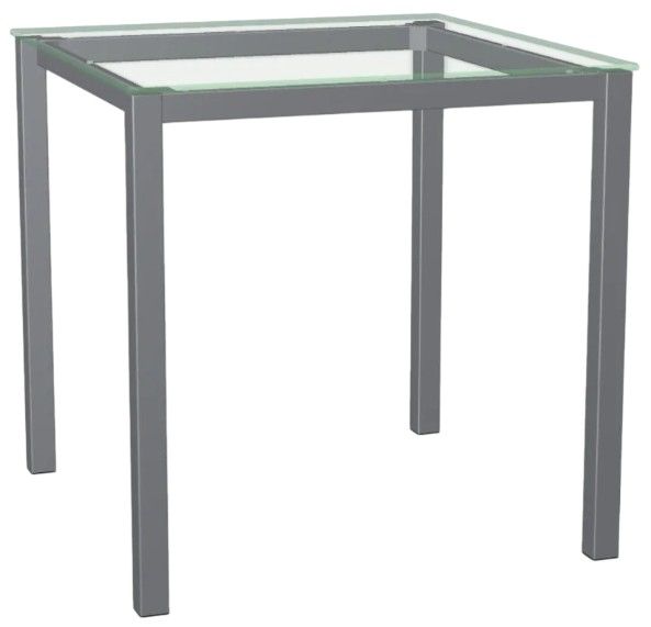 Amisco Customizable Carbon Glass Top Counter Height Dining Table-0