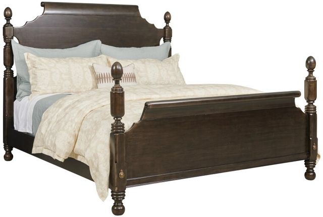 Kincaid® Bridgetown Brighton Black California King Poster Bed-0