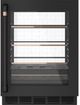 Café™ Flat Black Wine/Beverage Center Handle Kit-1