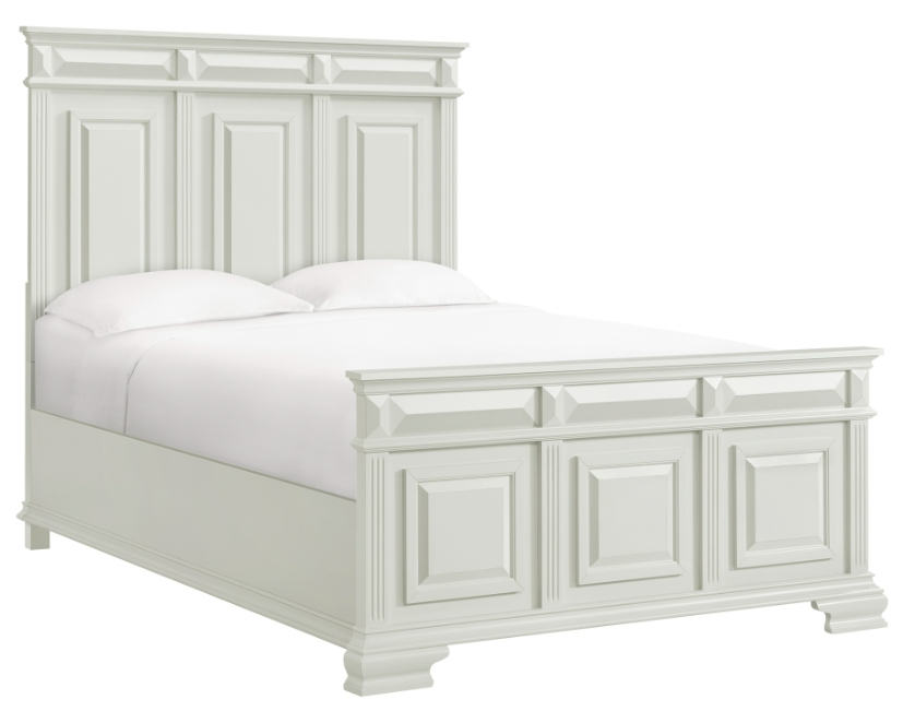 エリザベートWhite Elements International Bridgestone Antique White Queen Panel