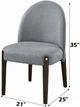ACME Furniture Clayten 2-Piece Espresso/Gray Side Chair Set-2