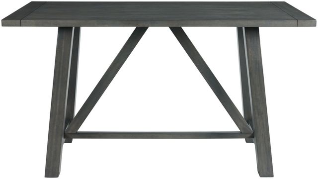Elements International Renegade 6-Piece Grey Counter Height Dining Set-2