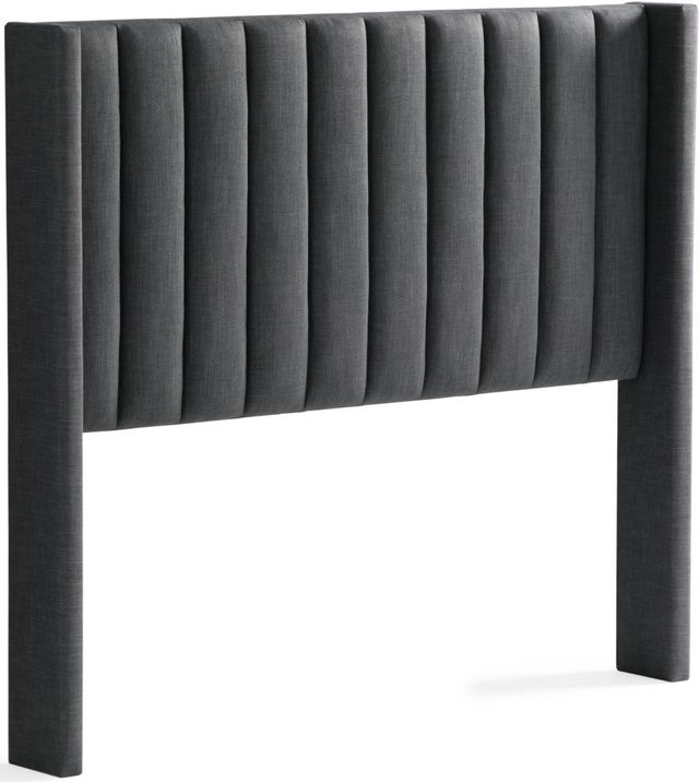 Malouf® Blackwell Charcoal Twin Headboard-0