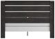 Signature Design by Ashley® Hollivern Dark Gray King Panel Bed-4