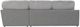 Jackson Furniture Canyon 4-Piece Gray/Platinum/Zinc Modular Sectional and Ottoman-5