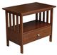 John Thomas Furniture® Home Accents Espresso Mission TV Stand-0