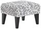 Best® Home Furnishings Customizable F13 Ottoman with Dark Walnut Legs-0