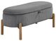 Homelegance® Mavis Gray Lift-Top Storage Bench-0