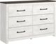 Signature Design by Ashley® Gerridan White Dresser and Mirror-1