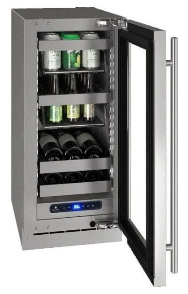 U-Line® Integrated Solid Panel Ready 18" Reversible Hinge Undercounter Refrigerator-2