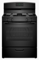 Amana® 30" Black Free Standing Gas Range-0