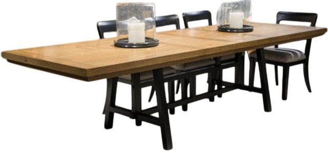 Signature Design by Ashley® Galliden Brown Dining Table Black Base-0