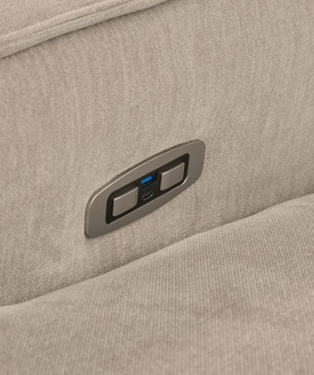 Benchcraft® Carceri 5-Piece Cashmere Power Reclining L-Shape Sectional-3