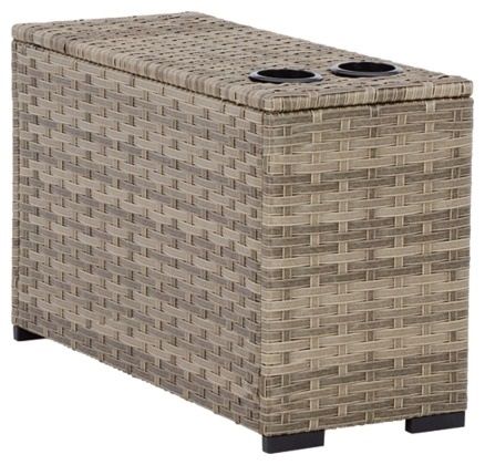 Signature Design by Ashley® Calworth 9-Piece Beige Outdoor Sectional-3