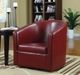 Red Accent Swivel Chair-1