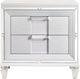 Elements International Twenty Nine White Nightstand-1